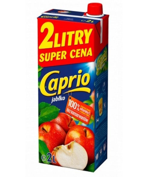 CAPRIO APPLE DRINK 2LT Carton